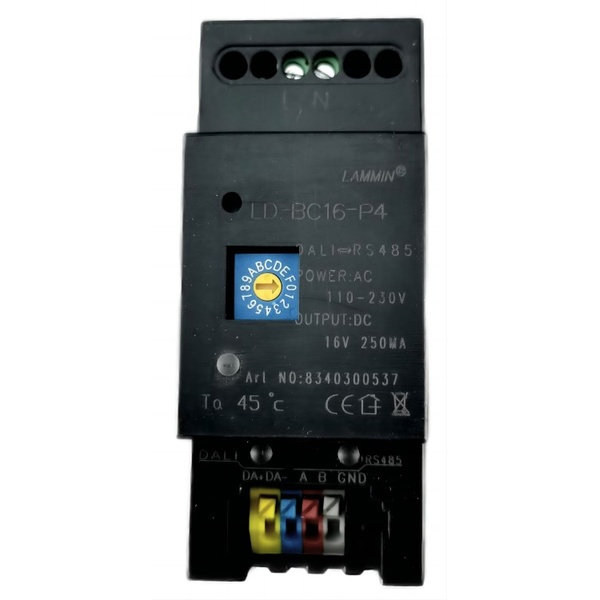 DALI sensor|DALI-MODBUS bidirectional gateway|LD-BC16-P4M