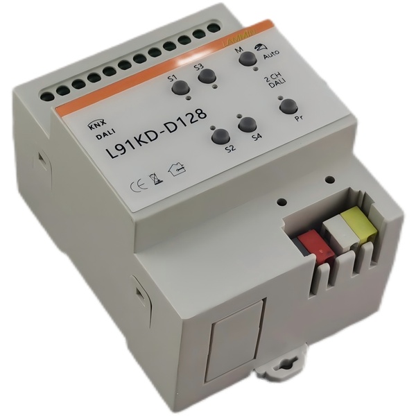 DALI gateway|KNX-DALI dual  gateway|L91KD-D128