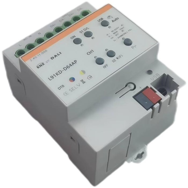 DALI gateway|KNX-DALI single gateway|L91KD-D64AP