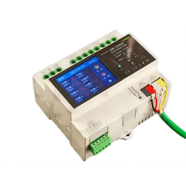 KNX timer|Din rail color astronomical clock timer|LMK102WQT