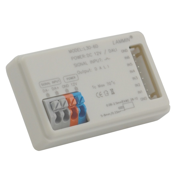 DALI sensor|DALI 6 channel dry contact|L30-6DDZ