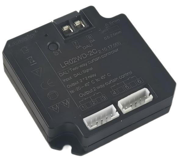 DALI actuator|2 channel DALI curtain control module(Bus power)|LR02WD-2C