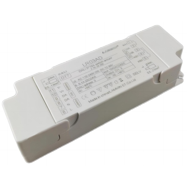 DALI actuator|3 channel 10A DALI actuator|LR03AD