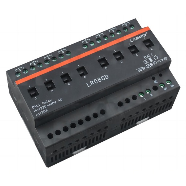 DALI actuator|8 channel 20A DALI actuator module(AC)|LR08CD|LR04CD|LR06CD|LR12CD
